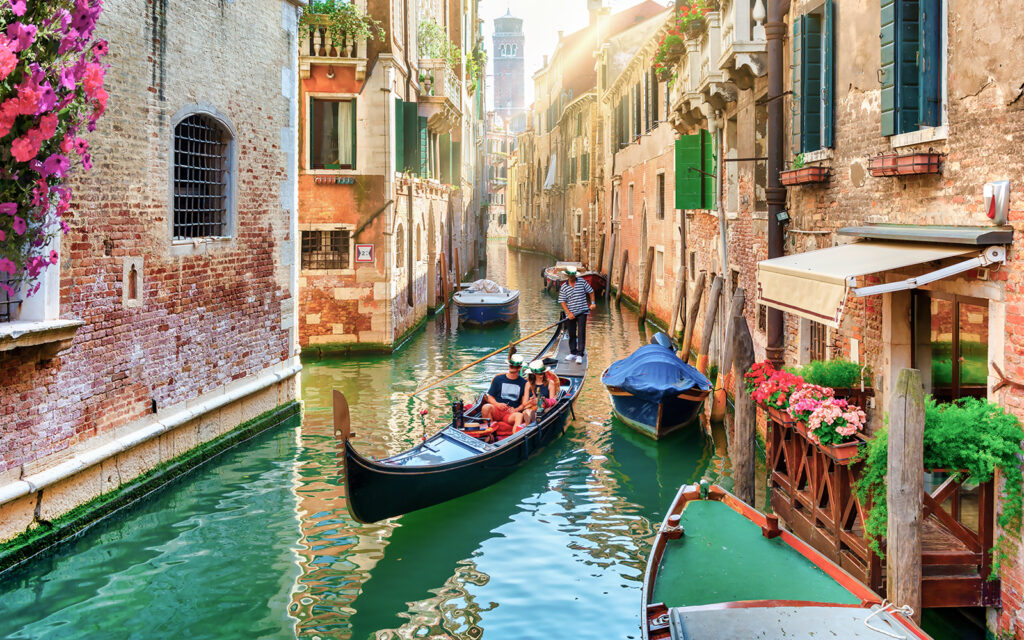 Discover the romantic charm of Venice, Italy, with its iconic canals and Renaissance art.